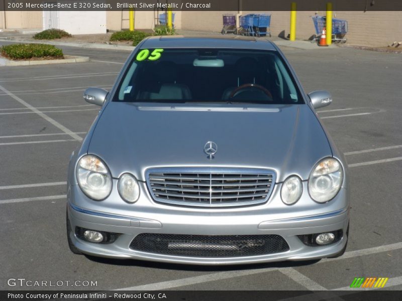 Brilliant Silver Metallic / Charcoal 2005 Mercedes-Benz E 320 Sedan