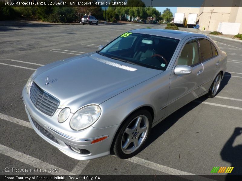 Brilliant Silver Metallic / Charcoal 2005 Mercedes-Benz E 320 Sedan
