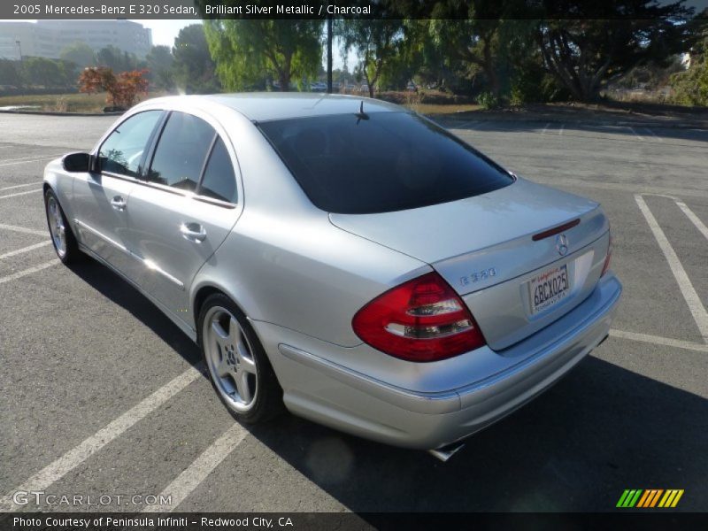 Brilliant Silver Metallic / Charcoal 2005 Mercedes-Benz E 320 Sedan