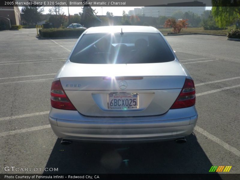 Brilliant Silver Metallic / Charcoal 2005 Mercedes-Benz E 320 Sedan