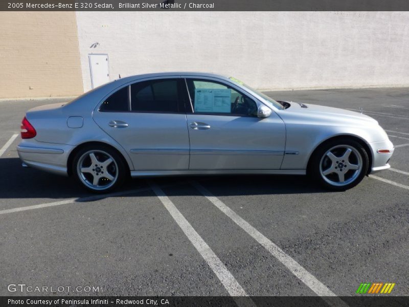 Brilliant Silver Metallic / Charcoal 2005 Mercedes-Benz E 320 Sedan
