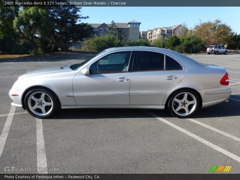 Brilliant Silver Metallic / Charcoal 2005 Mercedes-Benz E 320 Sedan