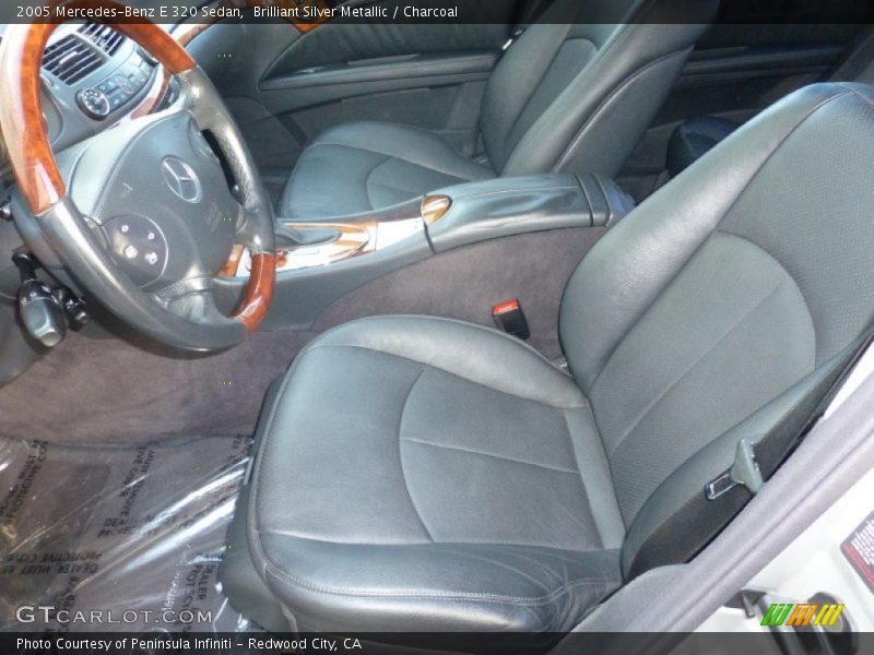 Brilliant Silver Metallic / Charcoal 2005 Mercedes-Benz E 320 Sedan