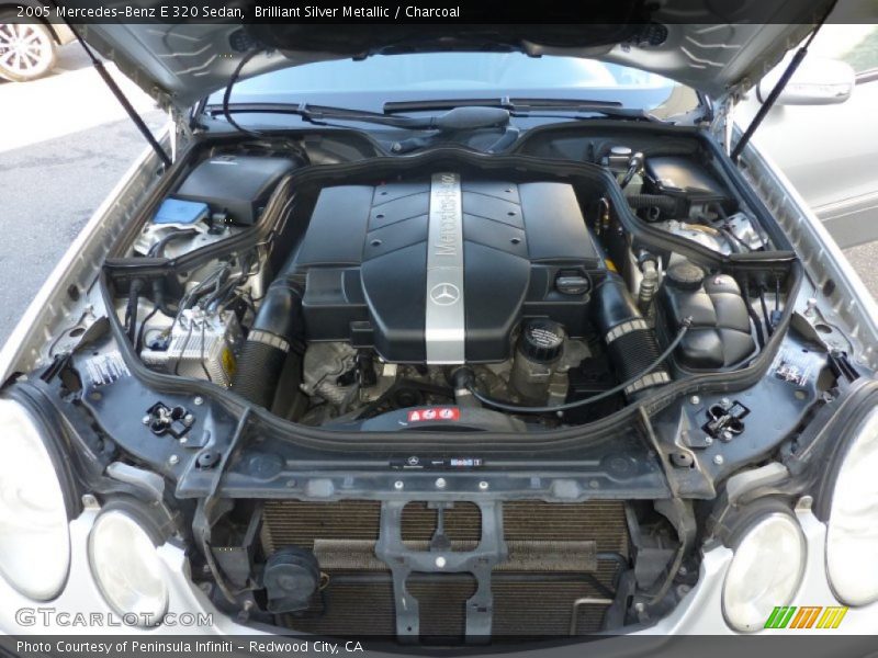 Brilliant Silver Metallic / Charcoal 2005 Mercedes-Benz E 320 Sedan