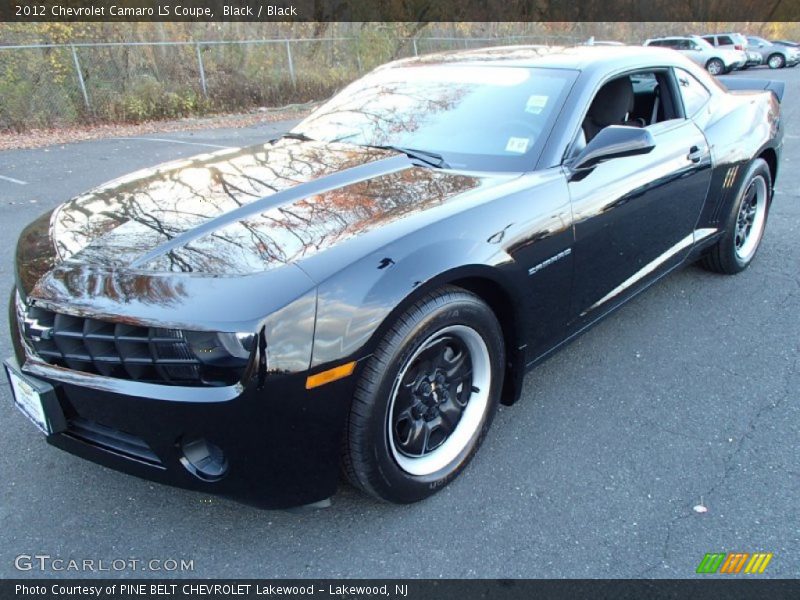 Black / Black 2012 Chevrolet Camaro LS Coupe