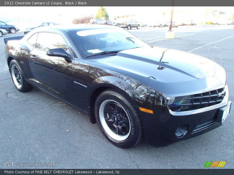 Black / Black 2012 Chevrolet Camaro LS Coupe