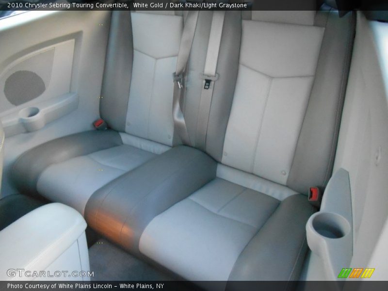 White Gold / Dark Khaki/Light Graystone 2010 Chrysler Sebring Touring Convertible