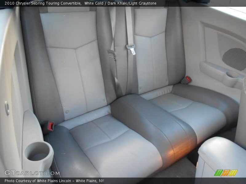 White Gold / Dark Khaki/Light Graystone 2010 Chrysler Sebring Touring Convertible