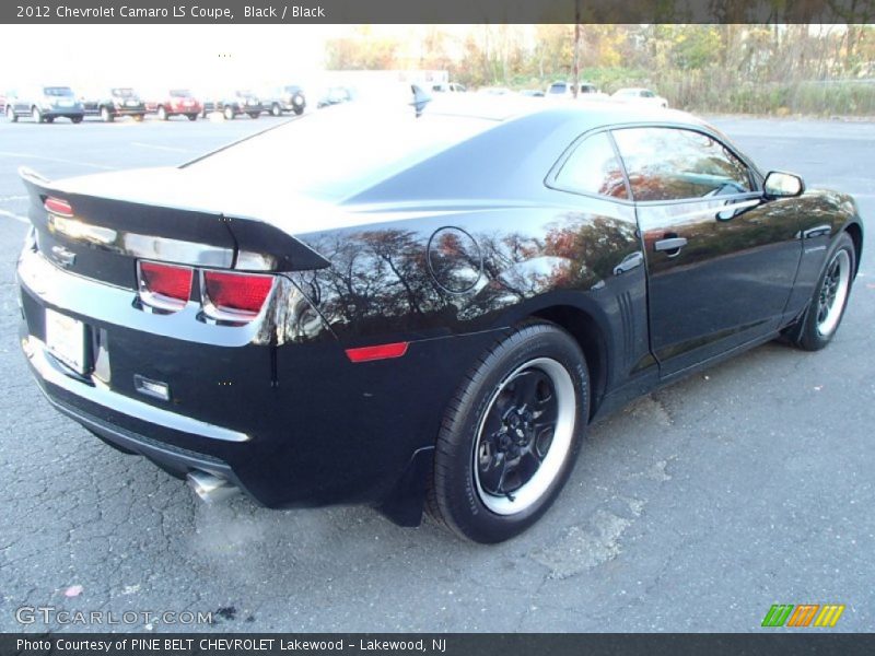 Black / Black 2012 Chevrolet Camaro LS Coupe