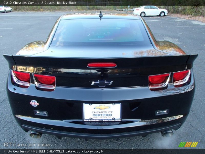 Black / Black 2012 Chevrolet Camaro LS Coupe