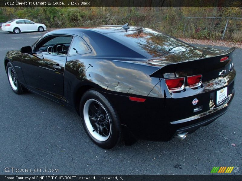 Black / Black 2012 Chevrolet Camaro LS Coupe