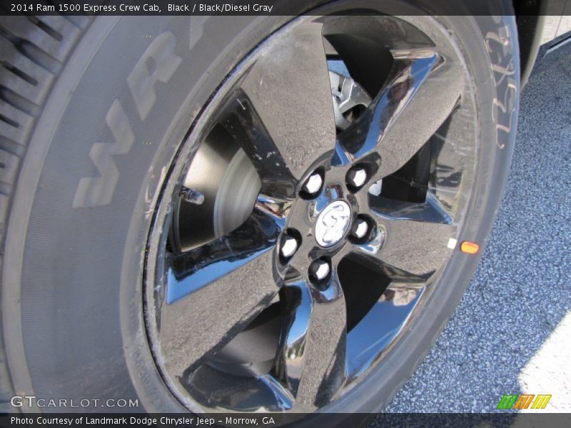 Black / Black/Diesel Gray 2014 Ram 1500 Express Crew Cab