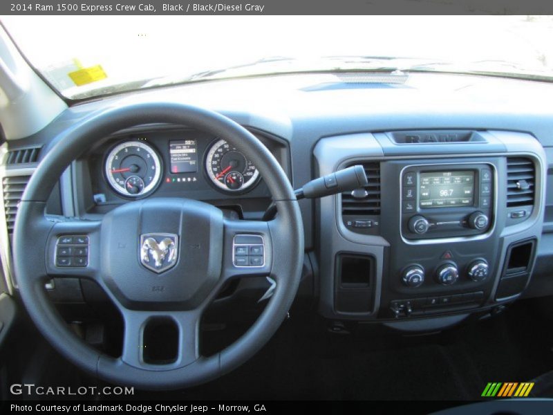 Black / Black/Diesel Gray 2014 Ram 1500 Express Crew Cab