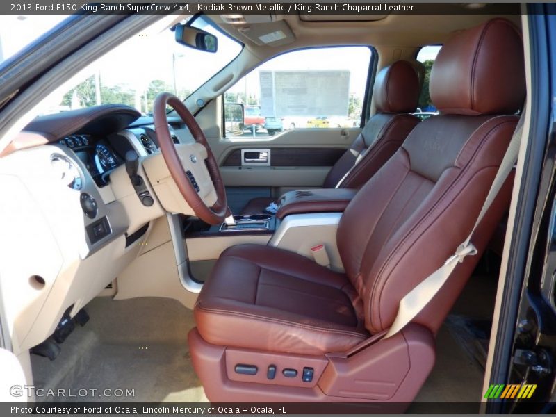  2013 F150 King Ranch SuperCrew 4x4 King Ranch Chaparral Leather Interior