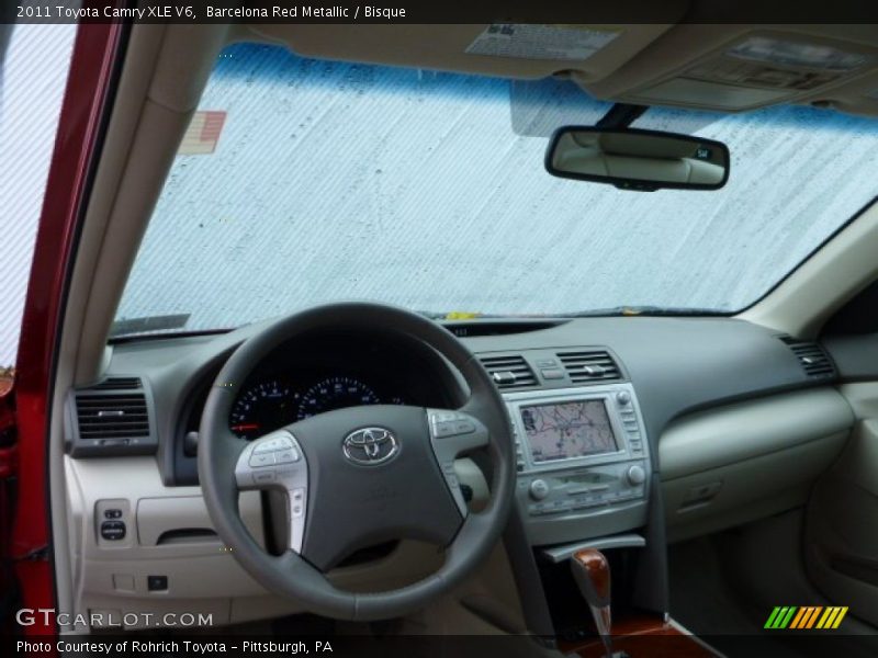 Barcelona Red Metallic / Bisque 2011 Toyota Camry XLE V6