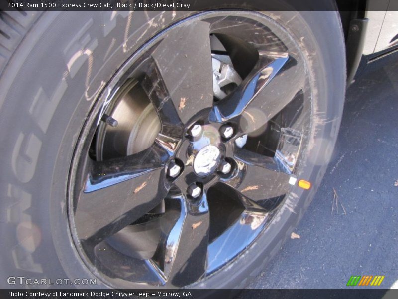 Black / Black/Diesel Gray 2014 Ram 1500 Express Crew Cab