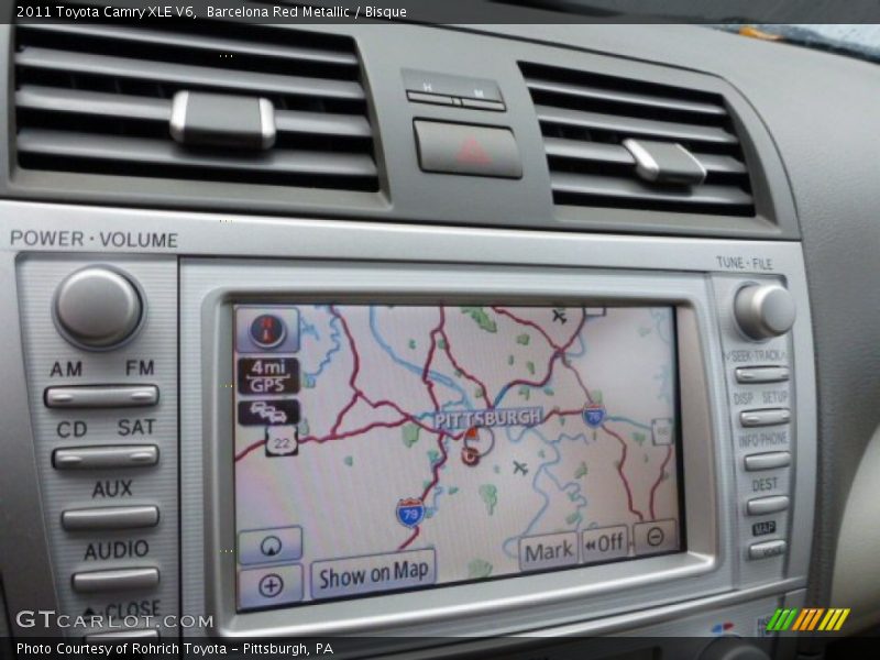 Barcelona Red Metallic / Bisque 2011 Toyota Camry XLE V6