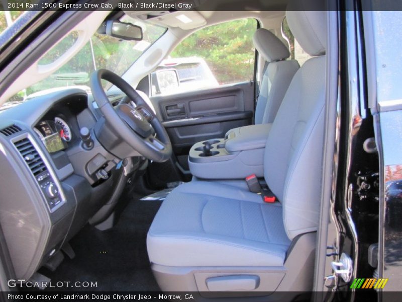 Black / Black/Diesel Gray 2014 Ram 1500 Express Crew Cab