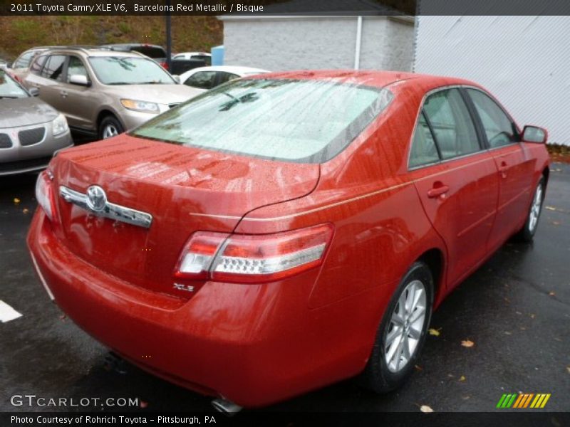 Barcelona Red Metallic / Bisque 2011 Toyota Camry XLE V6