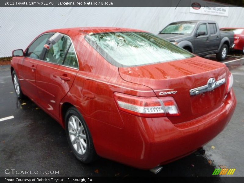 Barcelona Red Metallic / Bisque 2011 Toyota Camry XLE V6