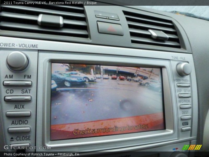 Barcelona Red Metallic / Bisque 2011 Toyota Camry XLE V6