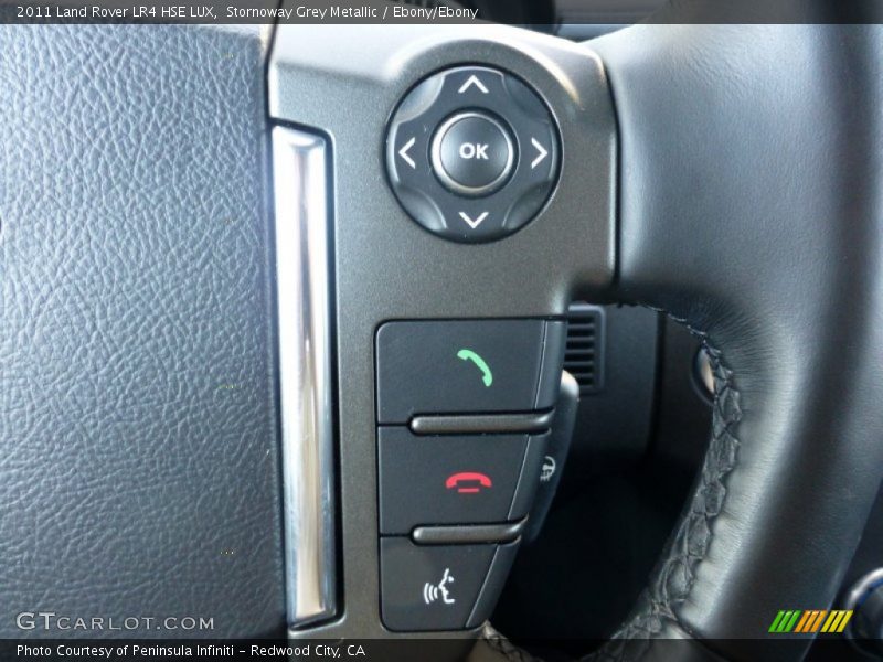 Stornoway Grey Metallic / Ebony/Ebony 2011 Land Rover LR4 HSE LUX
