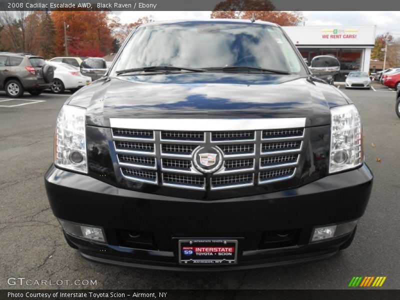Black Raven / Ebony 2008 Cadillac Escalade AWD