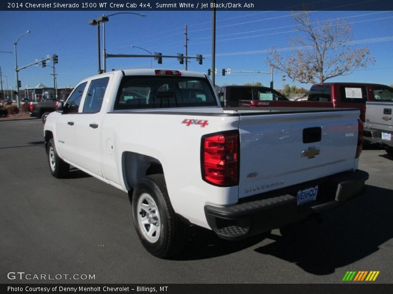 Summit White / Jet Black/Dark Ash 2014 Chevrolet Silverado 1500 WT Crew Cab 4x4