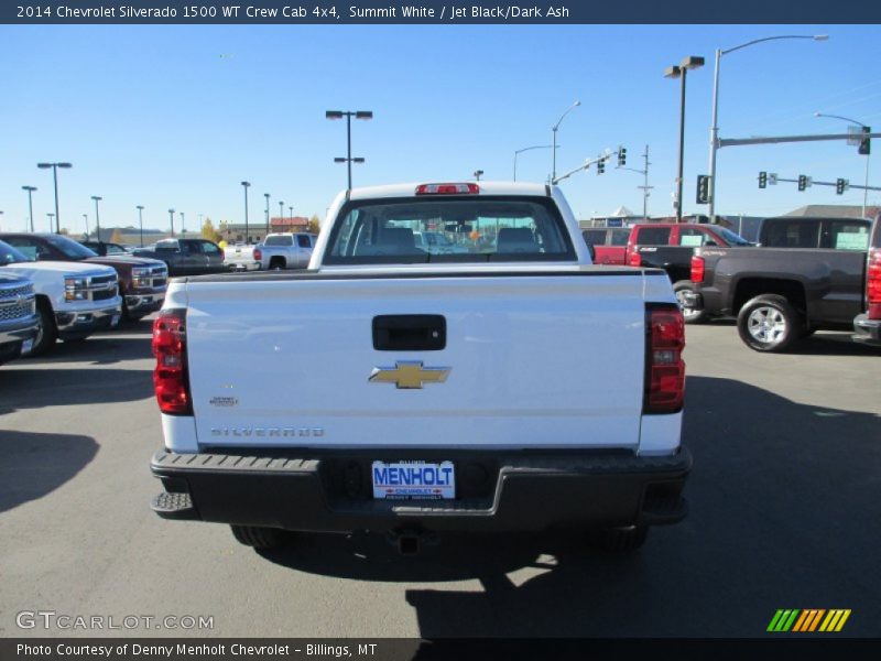 Summit White / Jet Black/Dark Ash 2014 Chevrolet Silverado 1500 WT Crew Cab 4x4