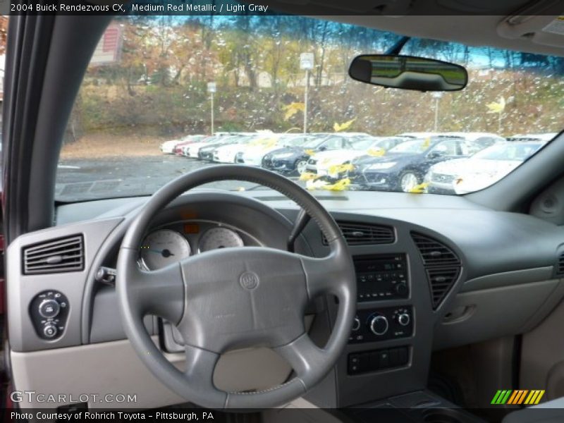 Medium Red Metallic / Light Gray 2004 Buick Rendezvous CX