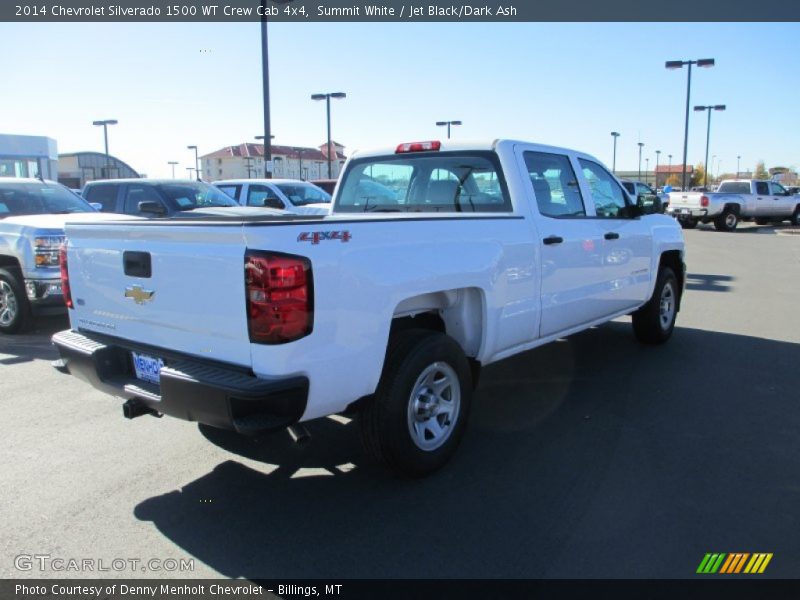 Summit White / Jet Black/Dark Ash 2014 Chevrolet Silverado 1500 WT Crew Cab 4x4