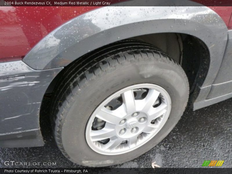 Medium Red Metallic / Light Gray 2004 Buick Rendezvous CX