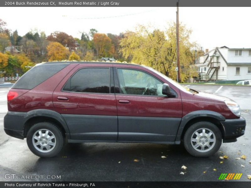 Medium Red Metallic / Light Gray 2004 Buick Rendezvous CX