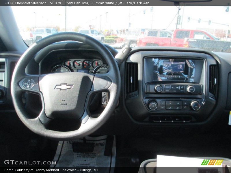 Dashboard of 2014 Silverado 1500 WT Crew Cab 4x4