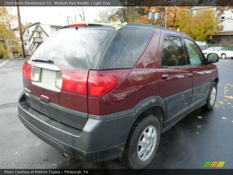 Medium Red Metallic / Light Gray 2004 Buick Rendezvous CX
