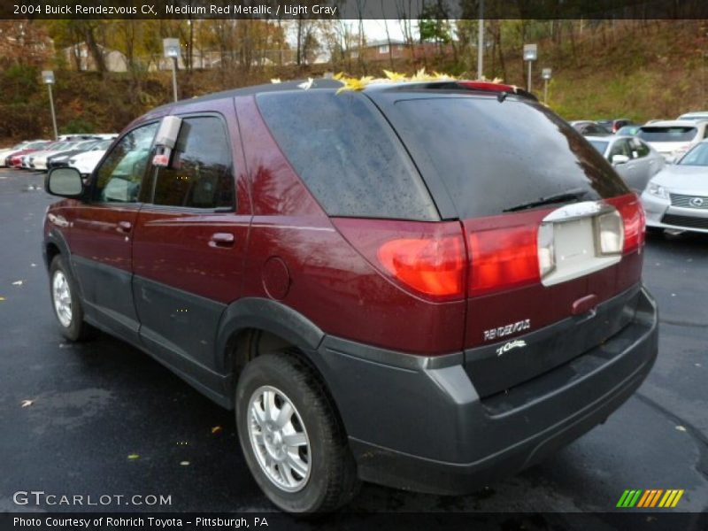 Medium Red Metallic / Light Gray 2004 Buick Rendezvous CX