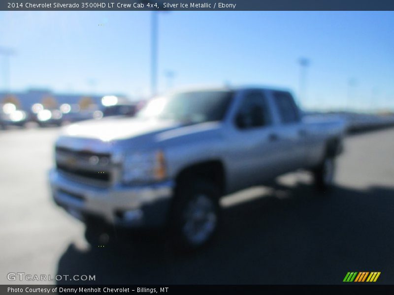 Silver Ice Metallic / Ebony 2014 Chevrolet Silverado 3500HD LT Crew Cab 4x4