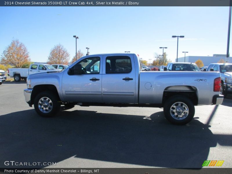 Silver Ice Metallic / Ebony 2014 Chevrolet Silverado 3500HD LT Crew Cab 4x4