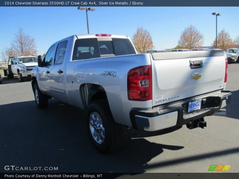 Silver Ice Metallic / Ebony 2014 Chevrolet Silverado 3500HD LT Crew Cab 4x4