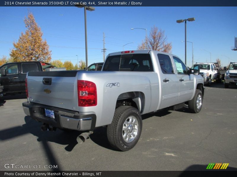 Silver Ice Metallic / Ebony 2014 Chevrolet Silverado 3500HD LT Crew Cab 4x4
