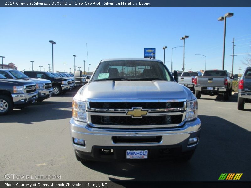 Silver Ice Metallic / Ebony 2014 Chevrolet Silverado 3500HD LT Crew Cab 4x4