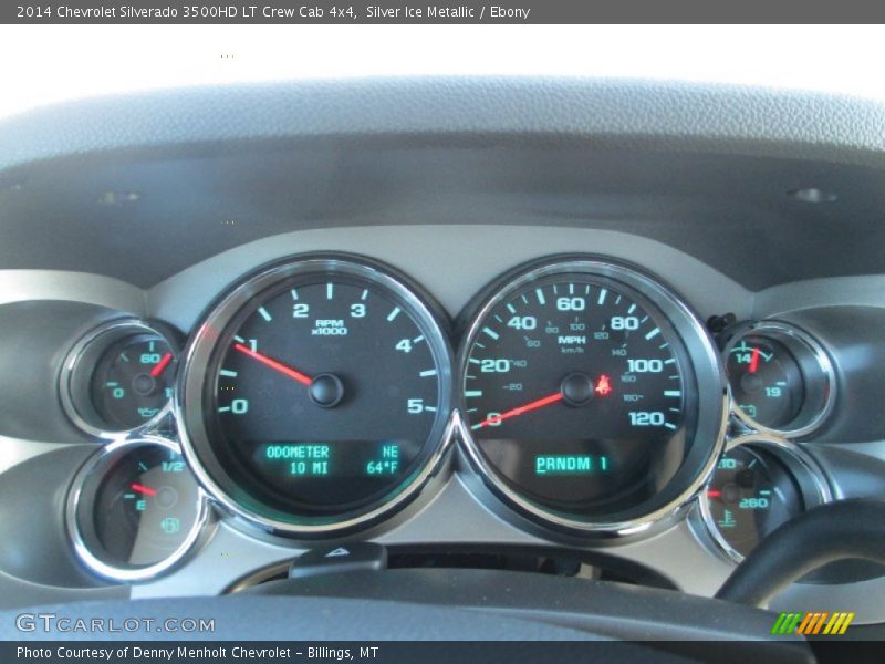 Silver Ice Metallic / Ebony 2014 Chevrolet Silverado 3500HD LT Crew Cab 4x4