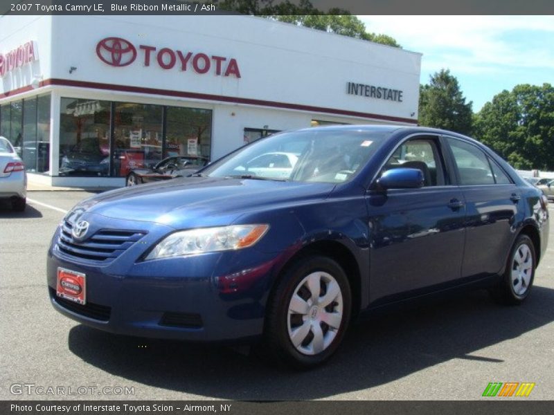 Blue Ribbon Metallic / Ash 2007 Toyota Camry LE