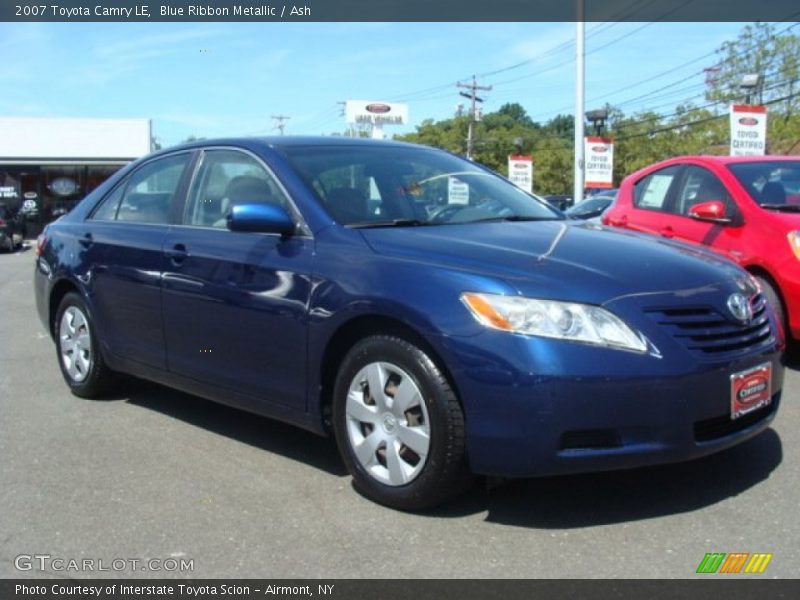 Blue Ribbon Metallic / Ash 2007 Toyota Camry LE