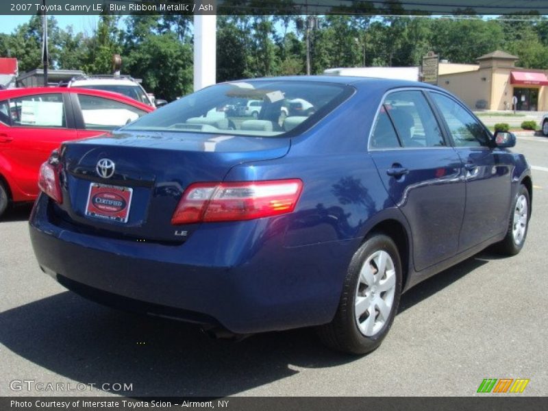 Blue Ribbon Metallic / Ash 2007 Toyota Camry LE