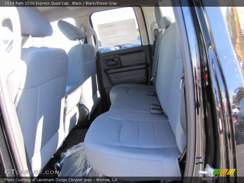 Black / Black/Diesel Gray 2014 Ram 1500 Express Quad Cab