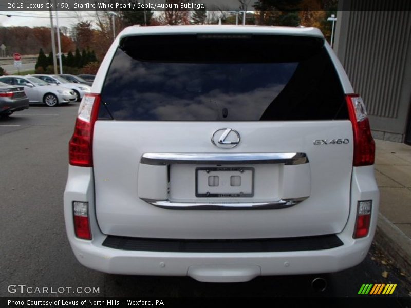 Starfire White Pearl / Sepia/Auburn Bubinga 2013 Lexus GX 460
