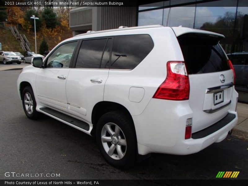 Starfire White Pearl / Sepia/Auburn Bubinga 2013 Lexus GX 460