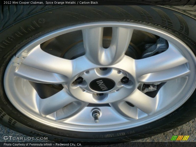 Spice Orange Metallic / Carbon Black 2012 Mini Cooper Clubman