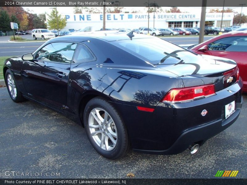 Blue Ray Metallic / Black 2014 Chevrolet Camaro LS Coupe